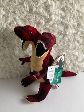 FIESTA TWO HEADED DINOSAUR STUFFED PLUSH TOY~NEW WITH TAGS!